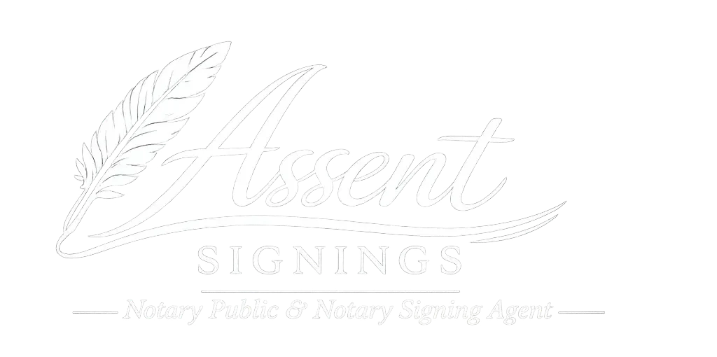 Logo assent signings notary public and signing agent florida